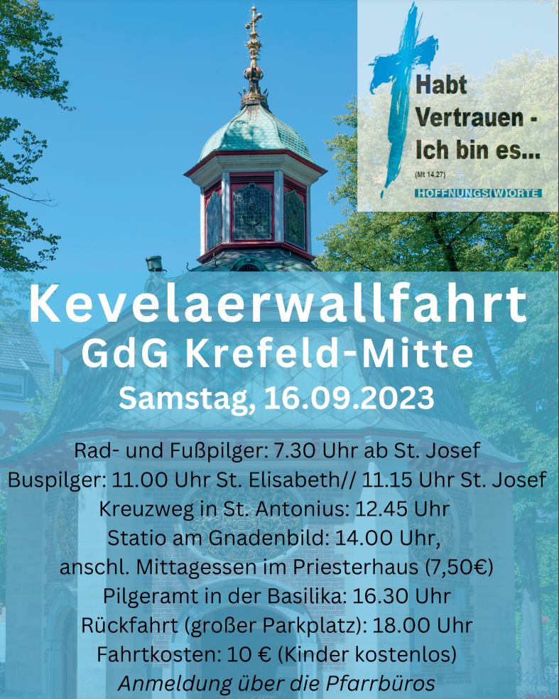 Screenshot Kevelaerwallfahrt (c) GDG Krefeld Mitte
