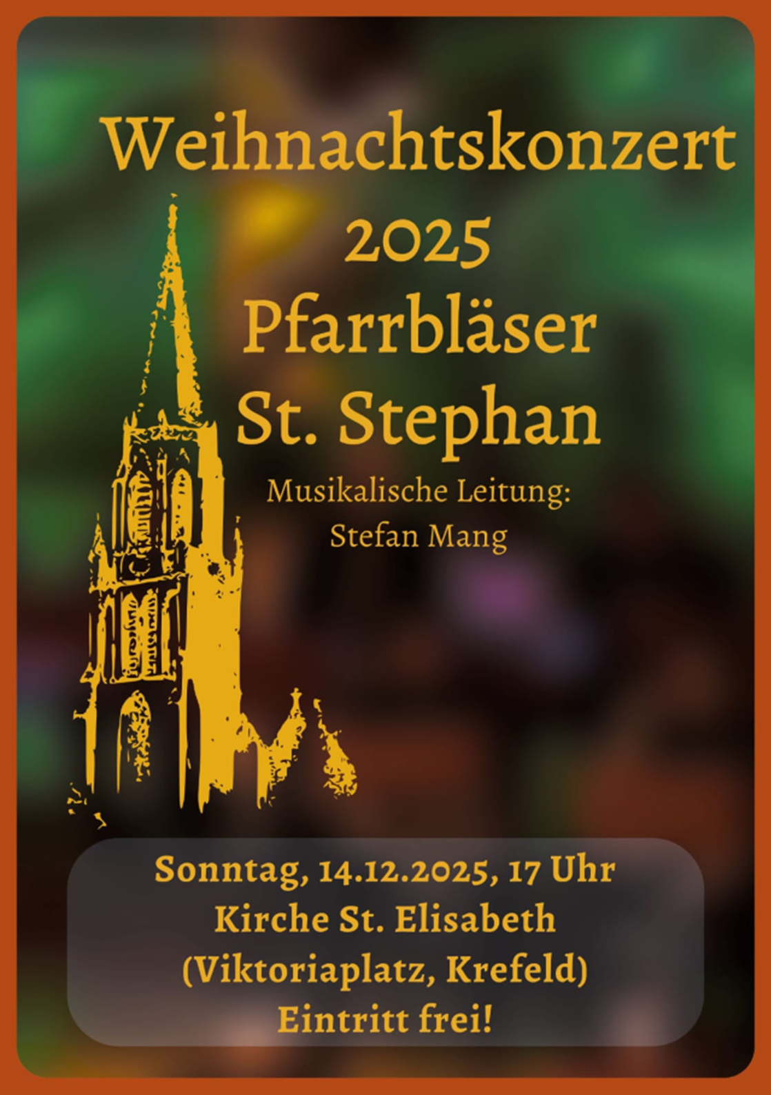 Weihnachtskonzert der Pfarrbläser Plakat (c) Pfarrbläser St. Stephan Weihnachtskonzert der Pfarrbläser Plakat (c) Pfarrbläser St. Stephan
